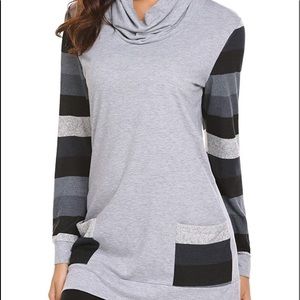 Long Sleeve Cowl Neck Tunic